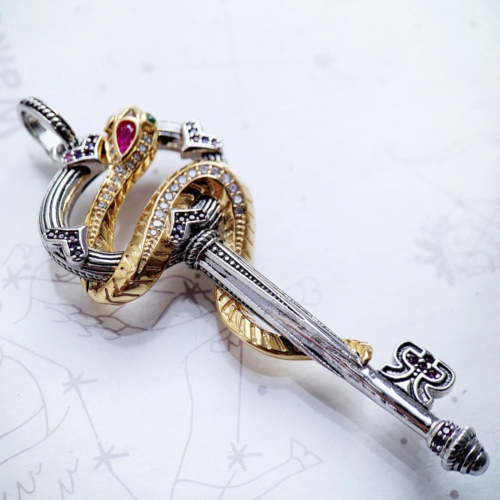 Heart & Snake Pendants Selection in 925 Sterling Silver with Zircon Stones