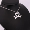Heart Dog Dachshund Necklace Pendant in Silver/Gold Plated Zinc Alloy