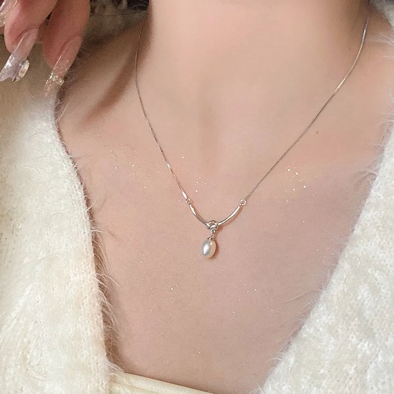 Refined & Elegant 925 Sterling Silver Pearl Pendant Necklaces - Choose Yours