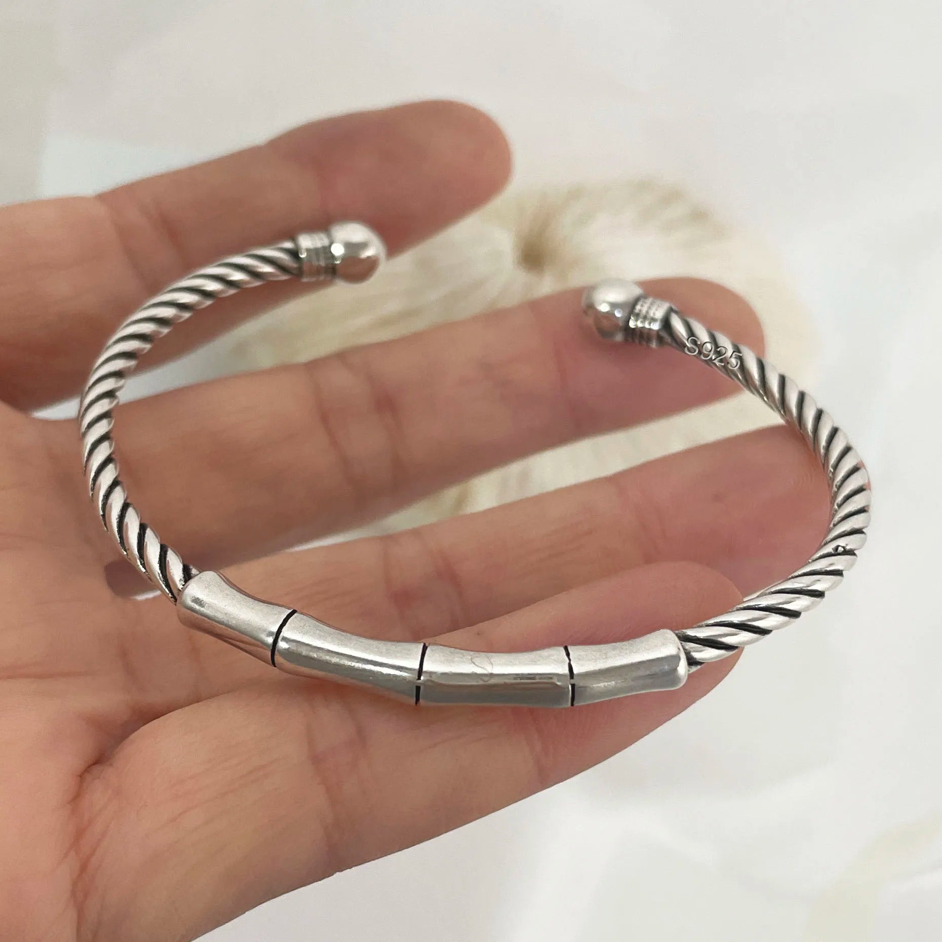 925 Sterling Silver Bracelets Selection