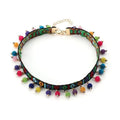 Retro Cloth Bohemian Pet Necklace - Colorful, Happy, Unusual