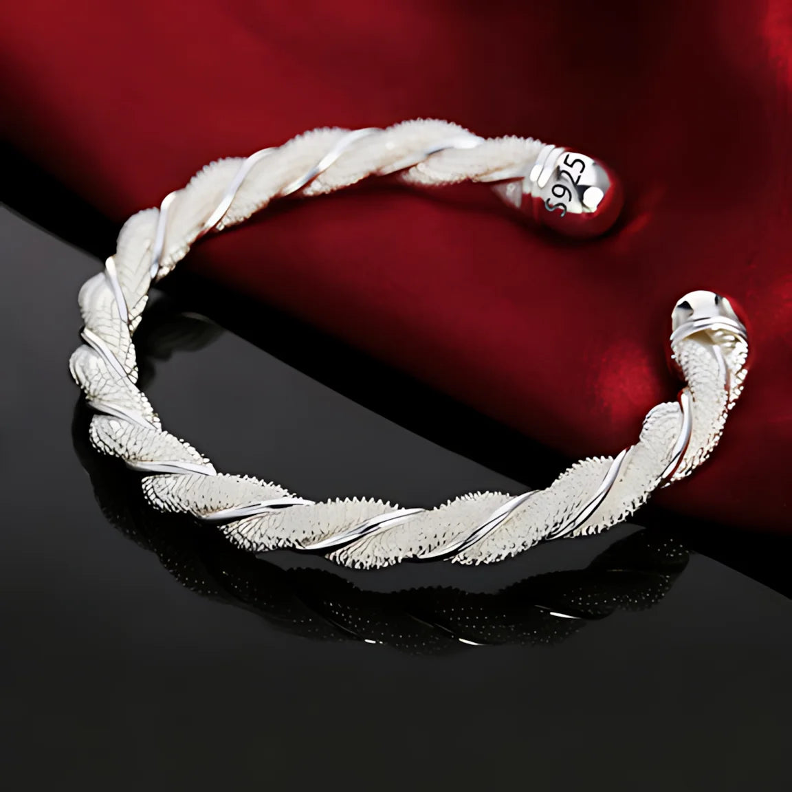 925 Sterling Silver Adjustable Cuff Bracelets Selection