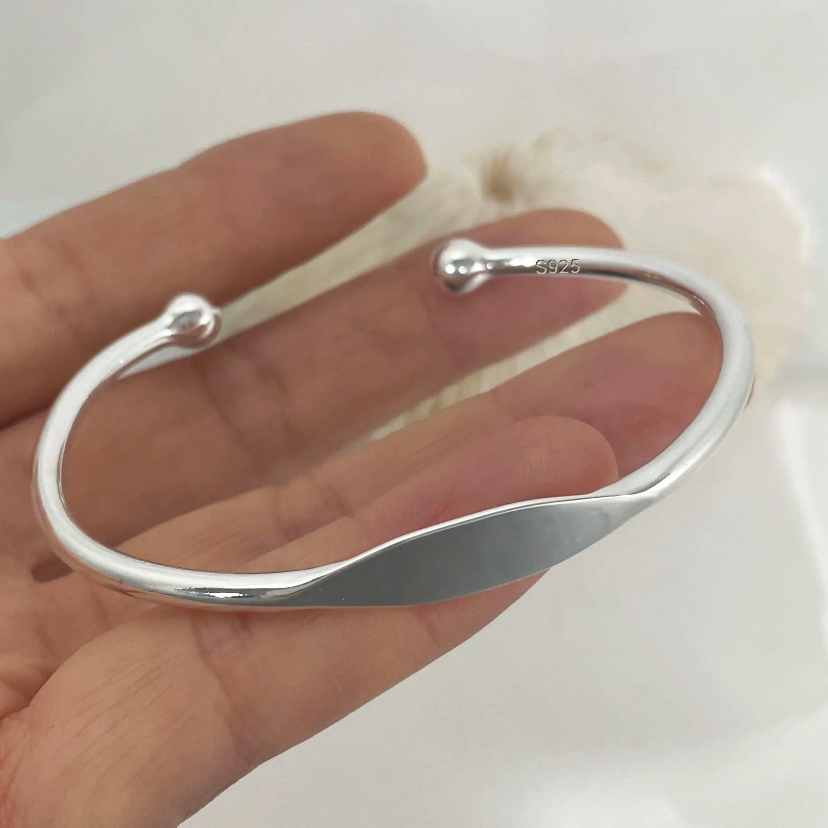 925 Sterling Silver Bracelets Selection
