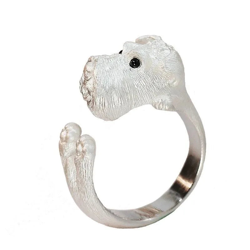 Collection of Adjustable Zinc Alloy CZ Fashion Rings - Fashion, Dog Lover, Hearts
