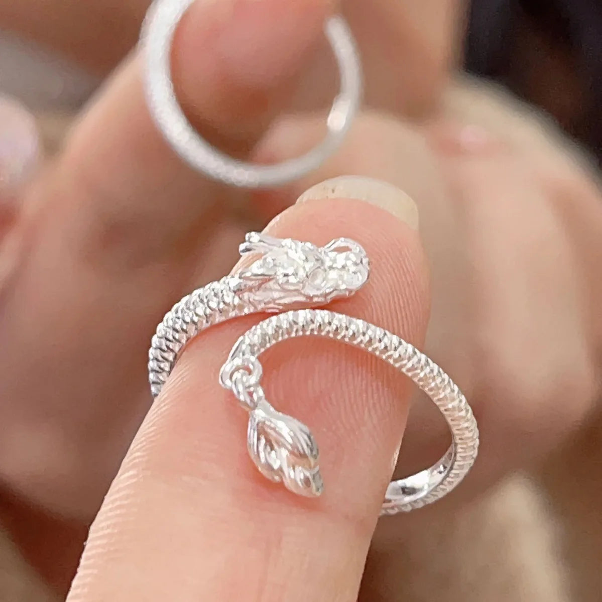 Selection of 925 Silver Delicate Adjustable Rings