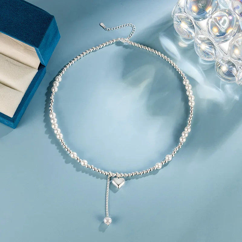 Refined & Elegant 925 Sterling Silver Pearl Pendant Necklaces - Choose Yours