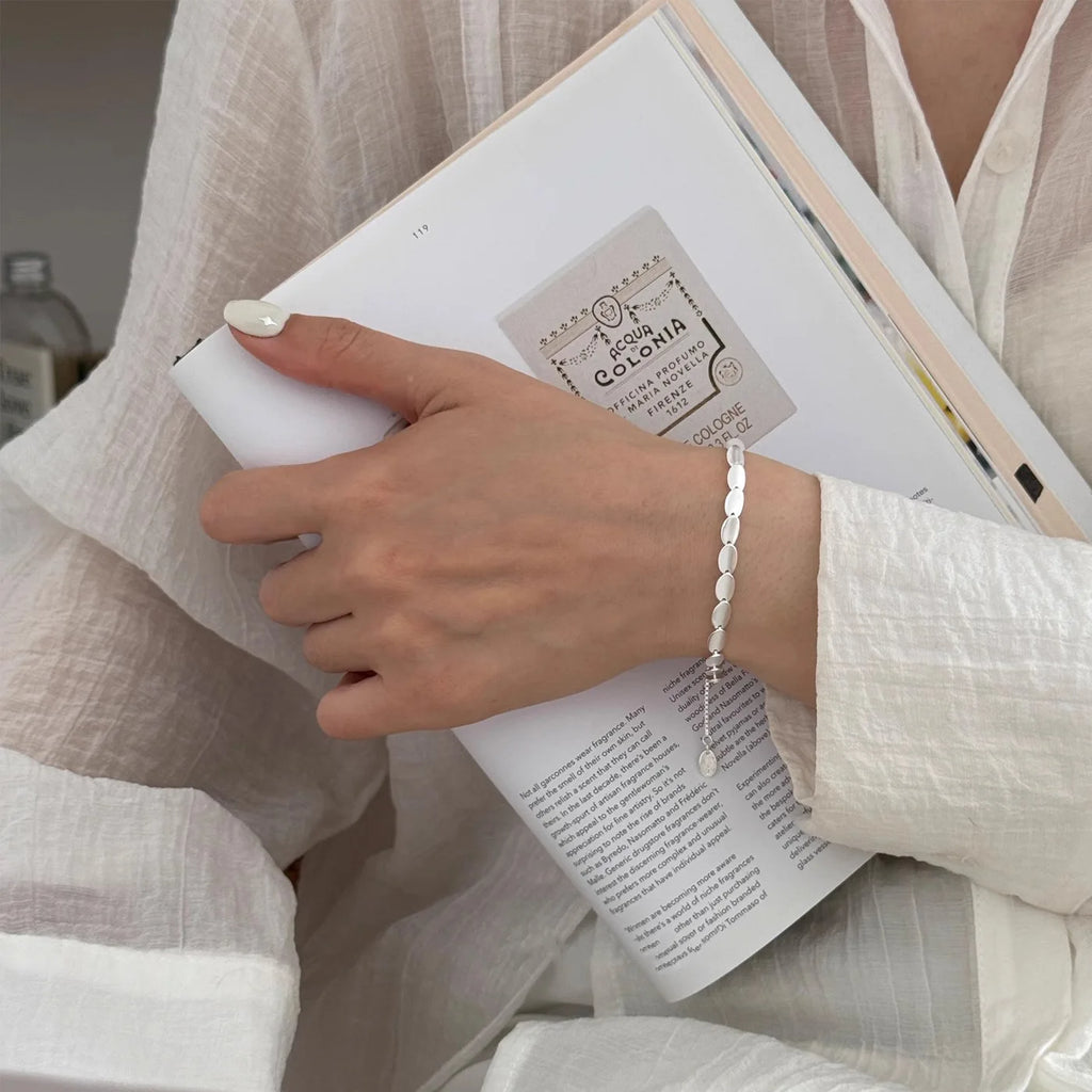 Matte 925 Sterling Silver Bracelet