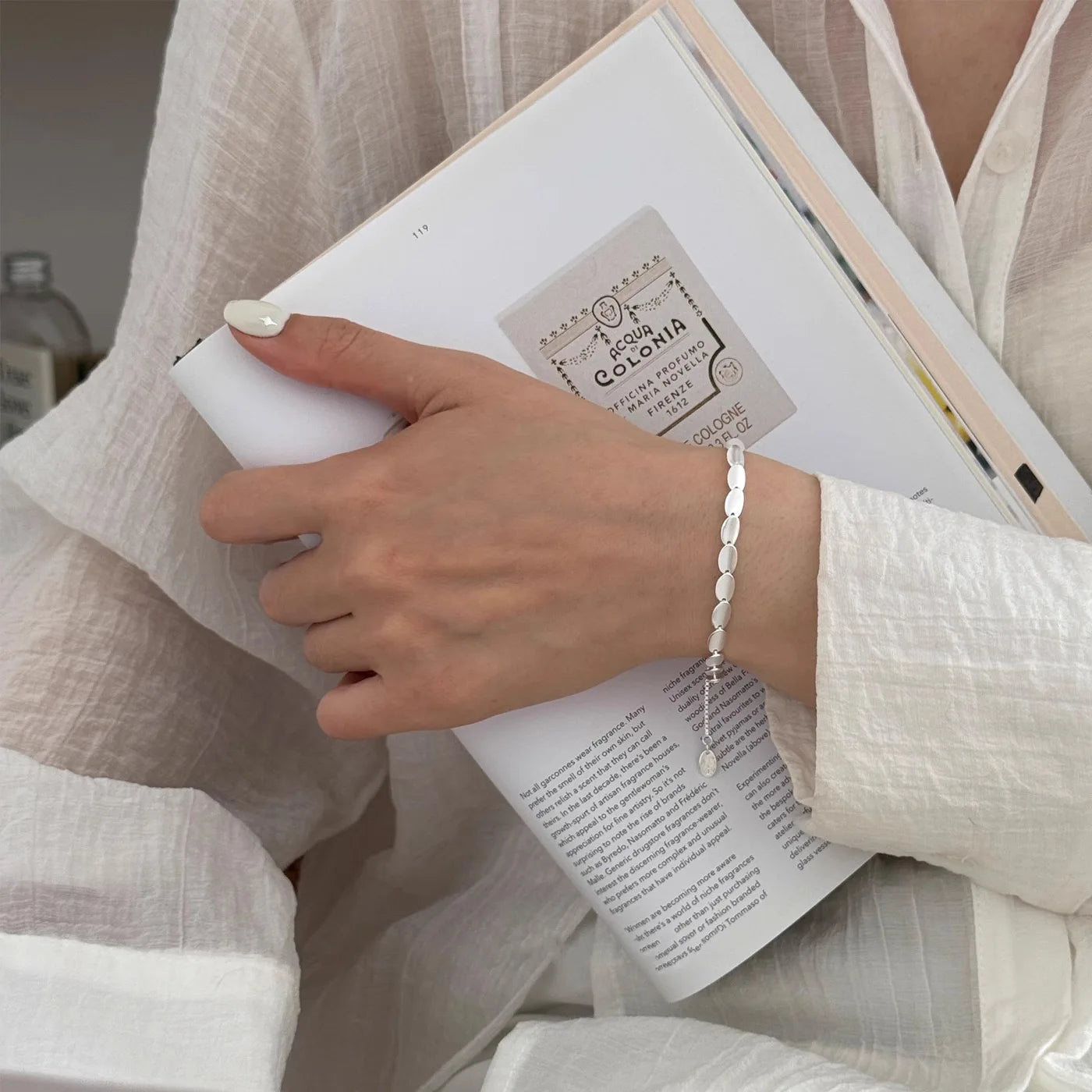 Matte 925 Sterling Silver Bracelet