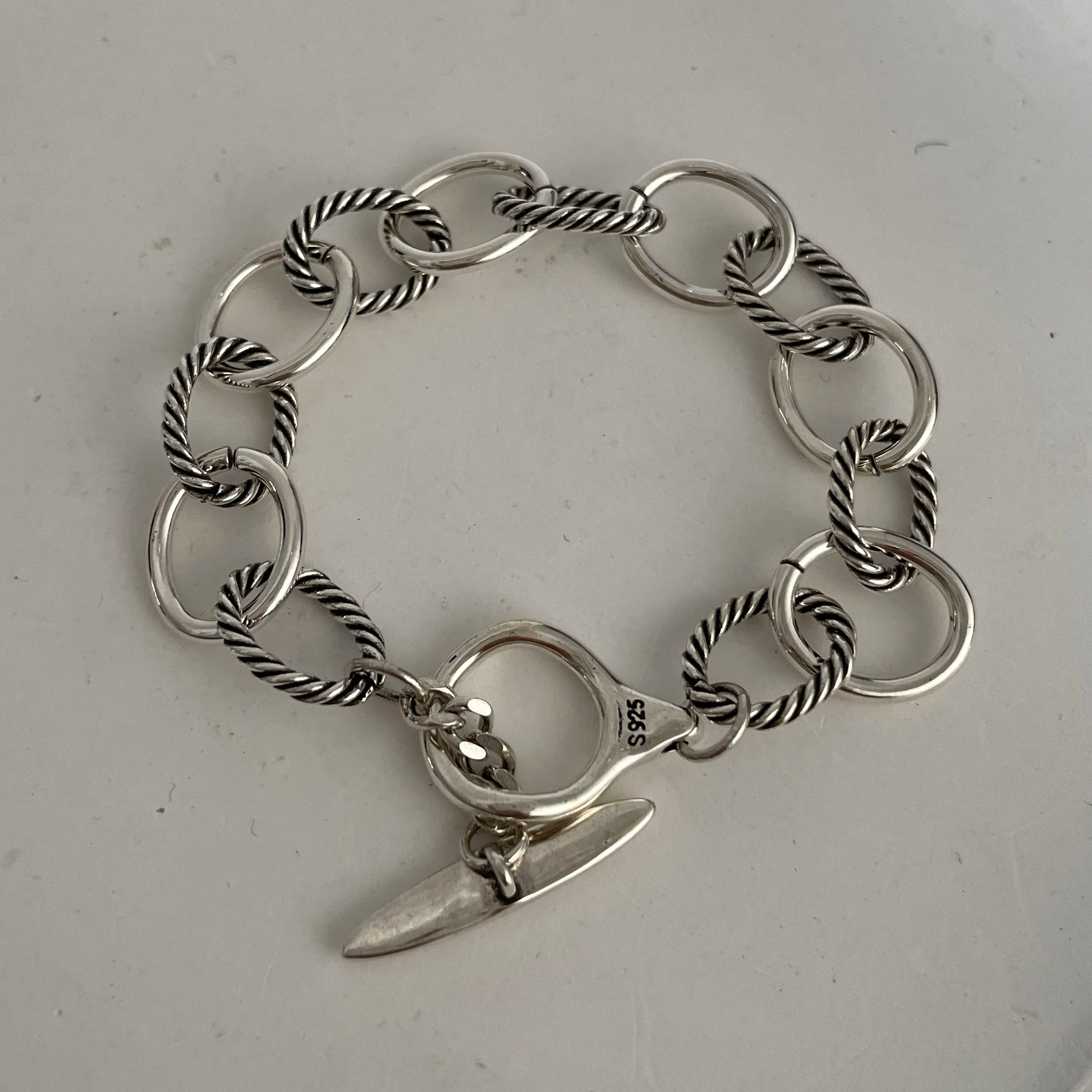Solid 925 Sterling Silver Bracelets Selection