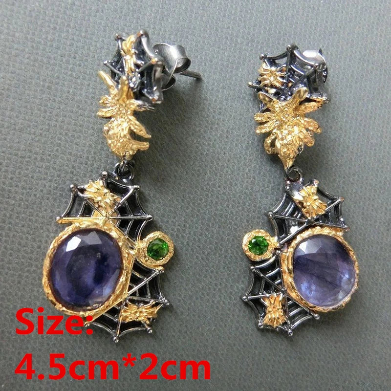 Unique Collection of Zinc Alloy Resin Dangle Earrings - Geometric Asymmetric Boho Trendy