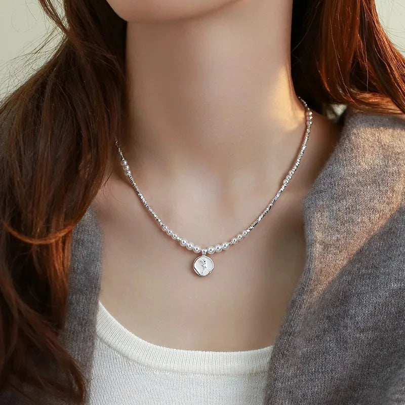 Refined & Elegant 925 Sterling Silver Pearl Pendant Necklaces - Choose Yours