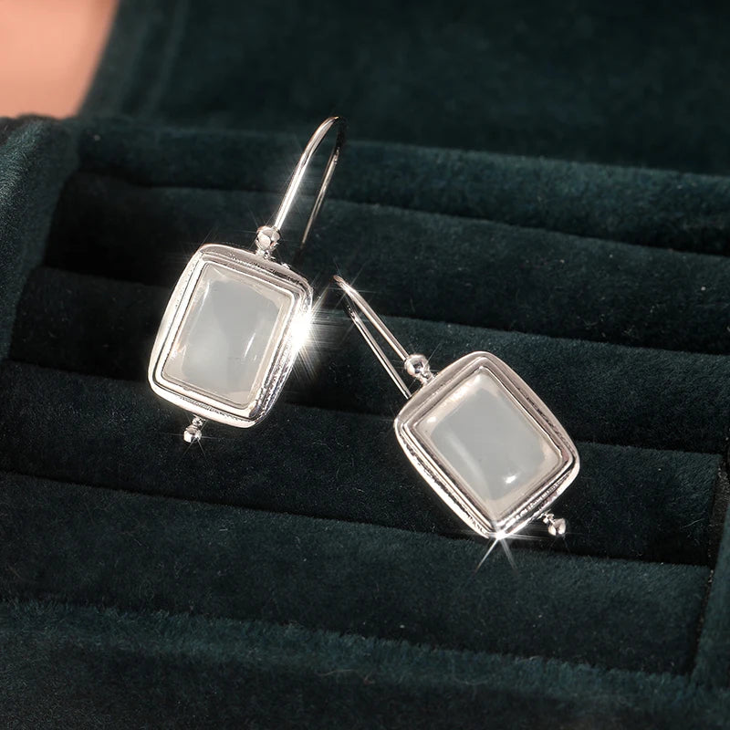 Copper Waterdrop Moonstone Pendant Earrings Selection