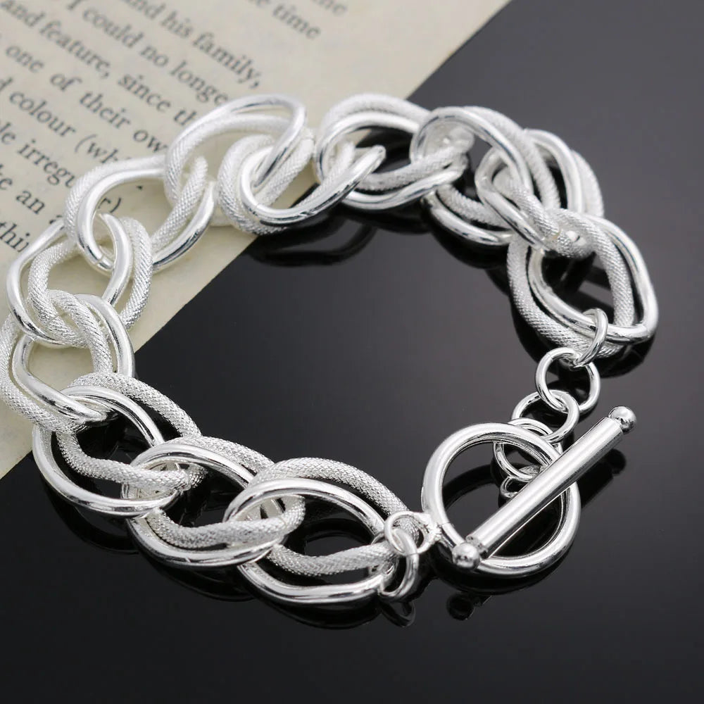 925 Sterling Silver Adjustable Cuff Bracelets Selection