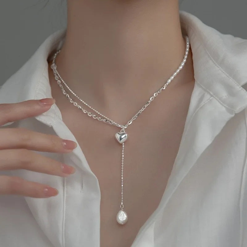 Refined & Elegant 925 Sterling Silver Pearl Pendant Necklaces - Choose Yours