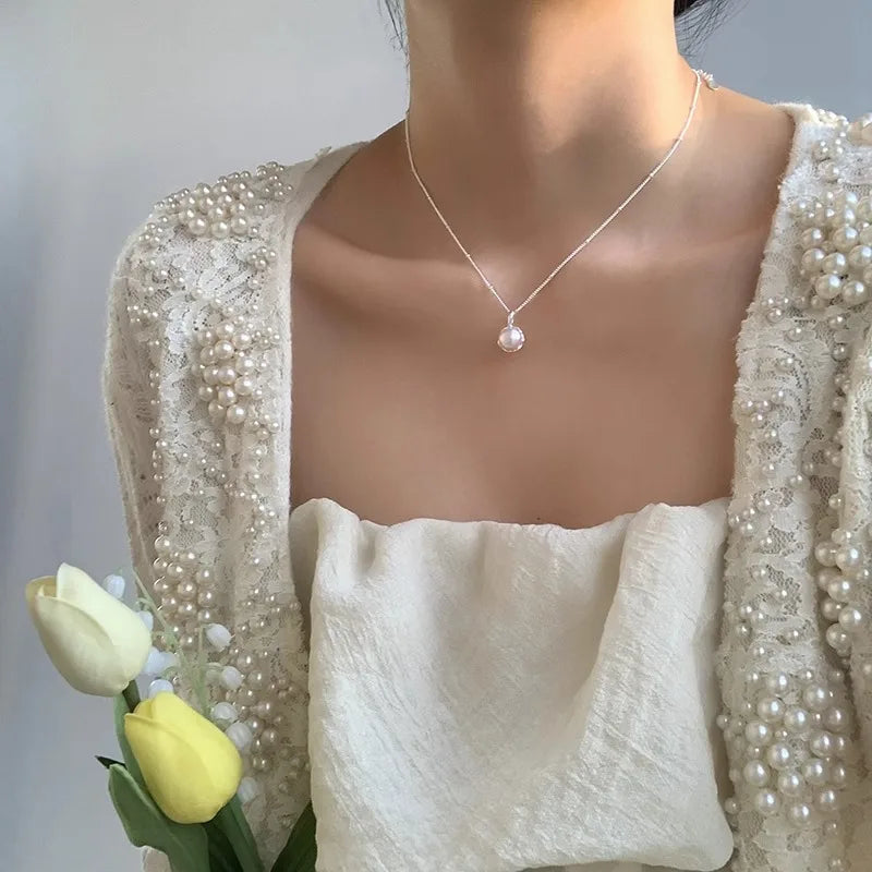 Refined & Elegant 925 Sterling Silver Pearl Pendant Necklaces - Choose Yours