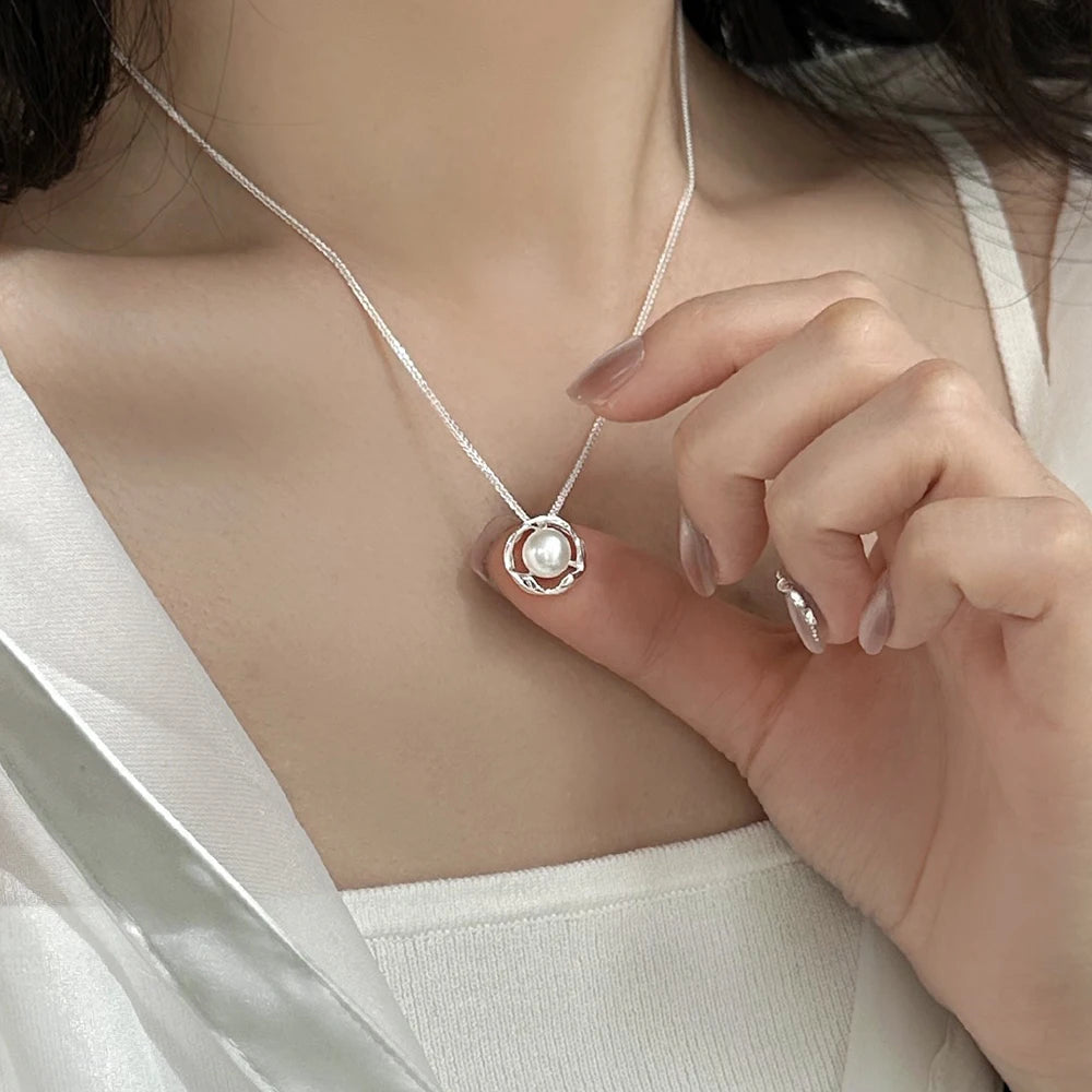 Refined & Elegant 925 Sterling Silver Pearl Pendant Necklaces - Choose Yours
