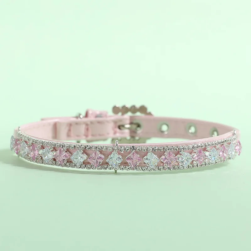 4 Luxury Cat Puppy Pearl Rhinestone Necklaces