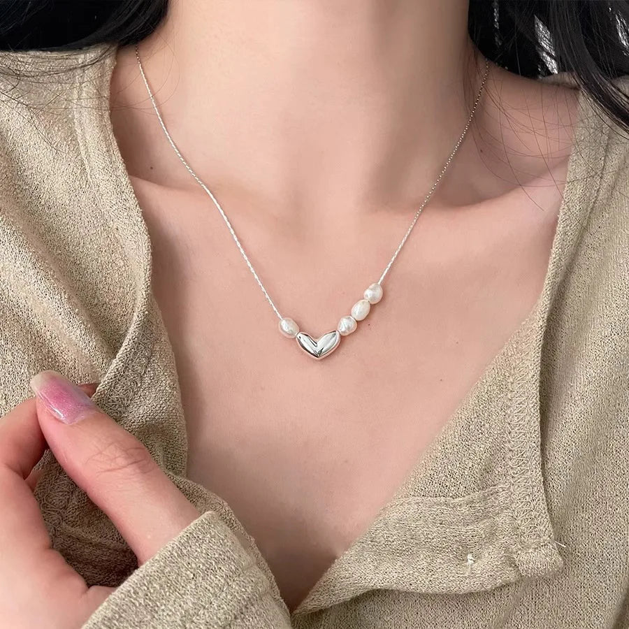 Refined & Elegant 925 Sterling Silver Pearl Pendant Necklaces - Choose Yours