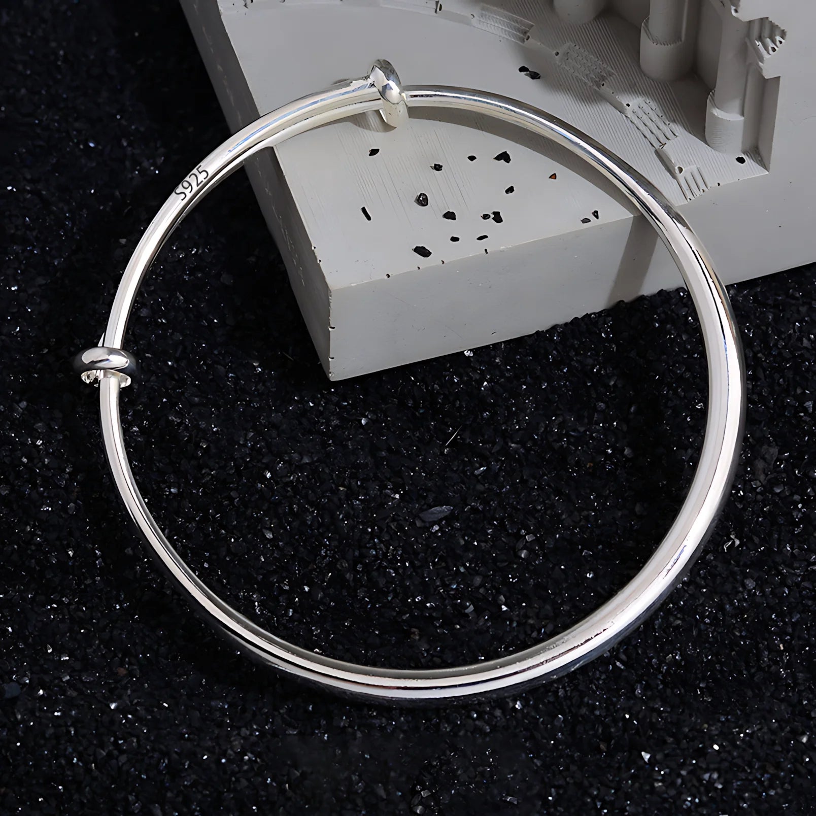 925 Sterling Silver Adjustable Cuff Bracelets Selection