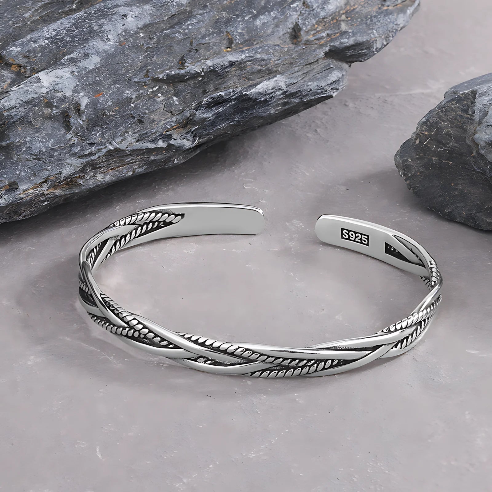925 Sterling Silver Adjustable Cuff Bracelets Selection