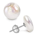 925 Sterling Silver Natural Pearl Stud Earrings