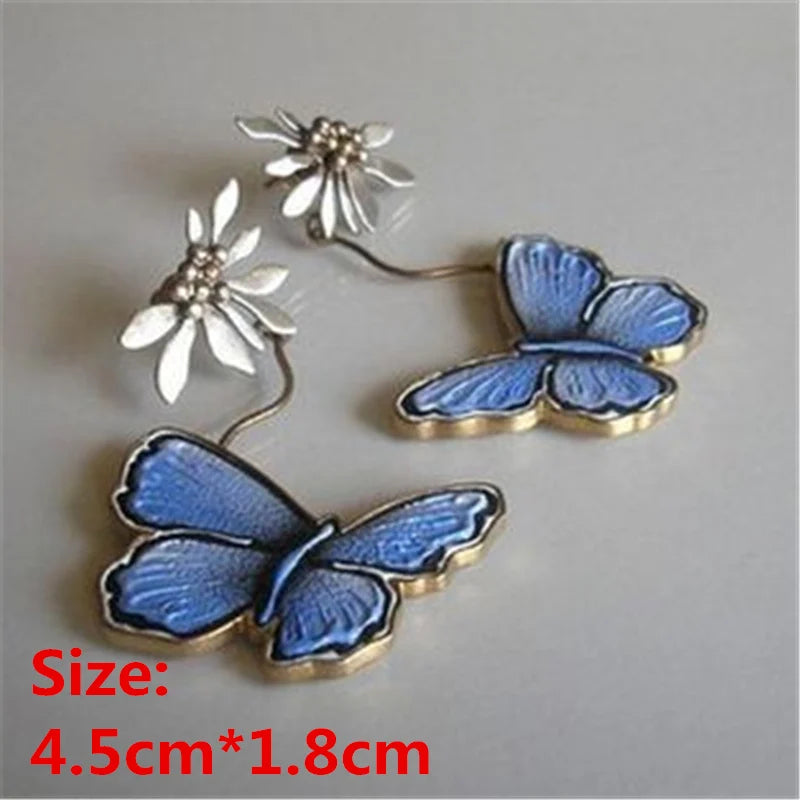 Unique Collection of Zinc Alloy Resin Dangle Earrings - Geometric Asymmetric Boho Trendy