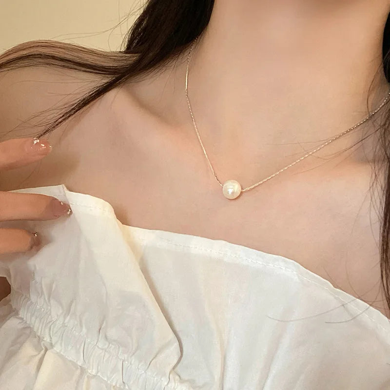 Refined & Elegant 925 Sterling Silver Pearl Pendant Necklaces - Choose Yours