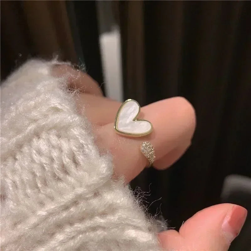 Collection of Adjustable Zinc Alloy CZ Fashion Rings - Fashion, Dog Lover, Hearts