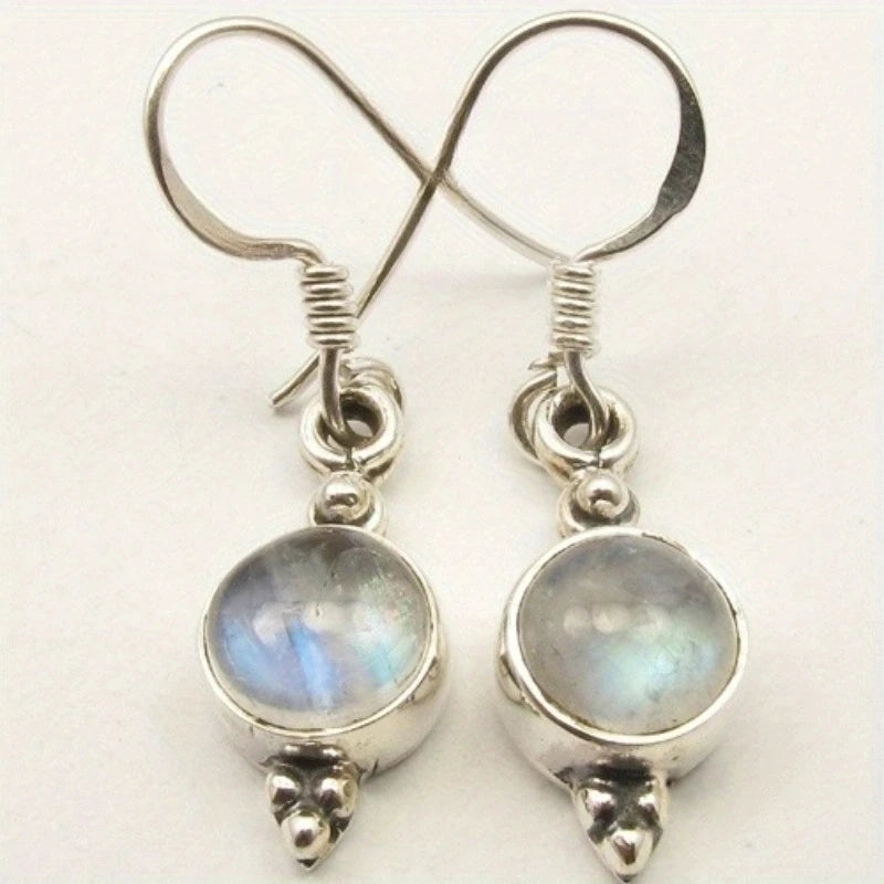 Copper Waterdrop Moonstone Pendant Earrings Selection