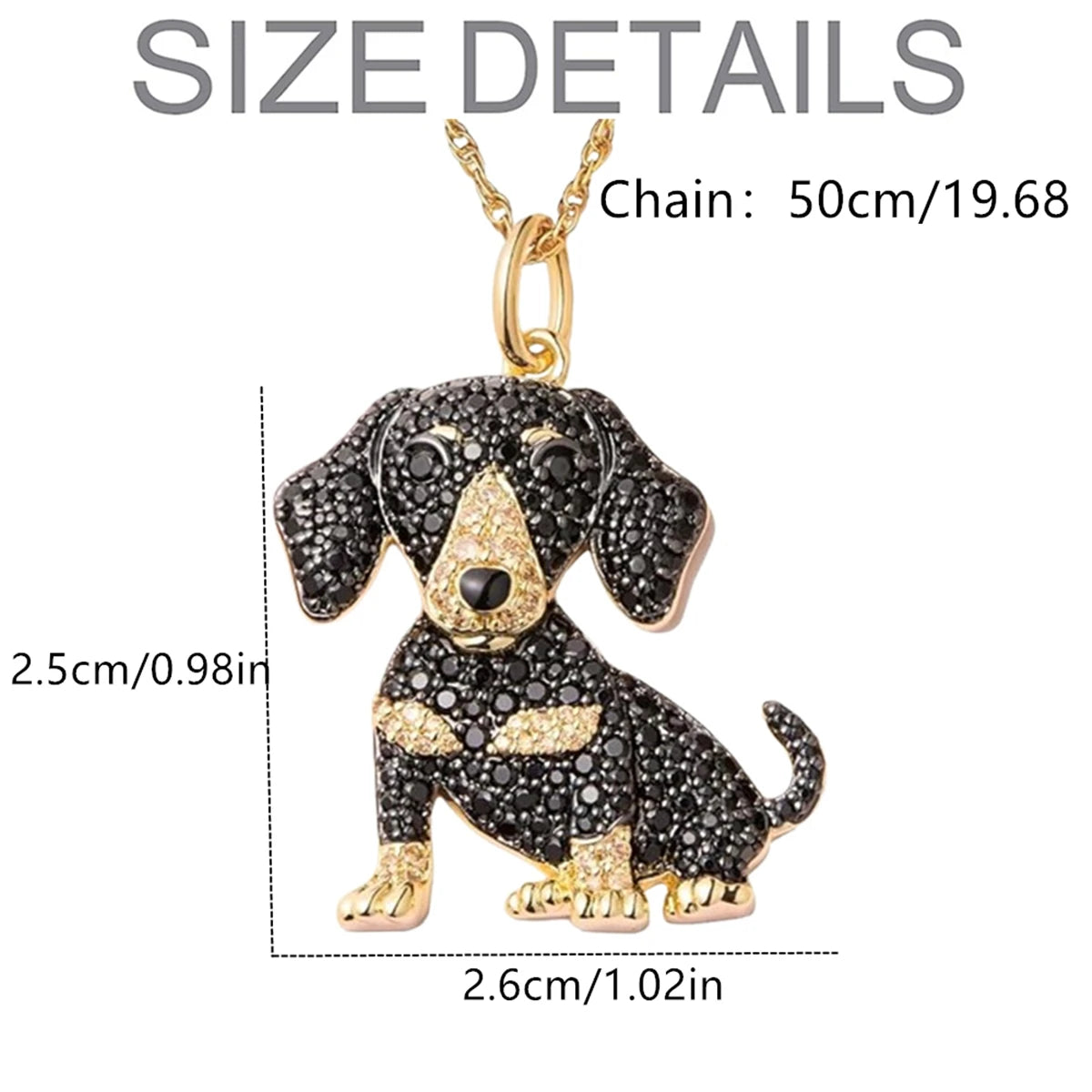 Collection of Dog Pendant Necklaces VARIOUS BREEDS Made with Zinc Alloy & CZ Diamonds