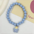 Sweet Cartoon Cat Pet Necklace: Handmade Beaded Adjustable for Small Dogs & Cats - Adorable Kitten Charm Pendant for Small Pets