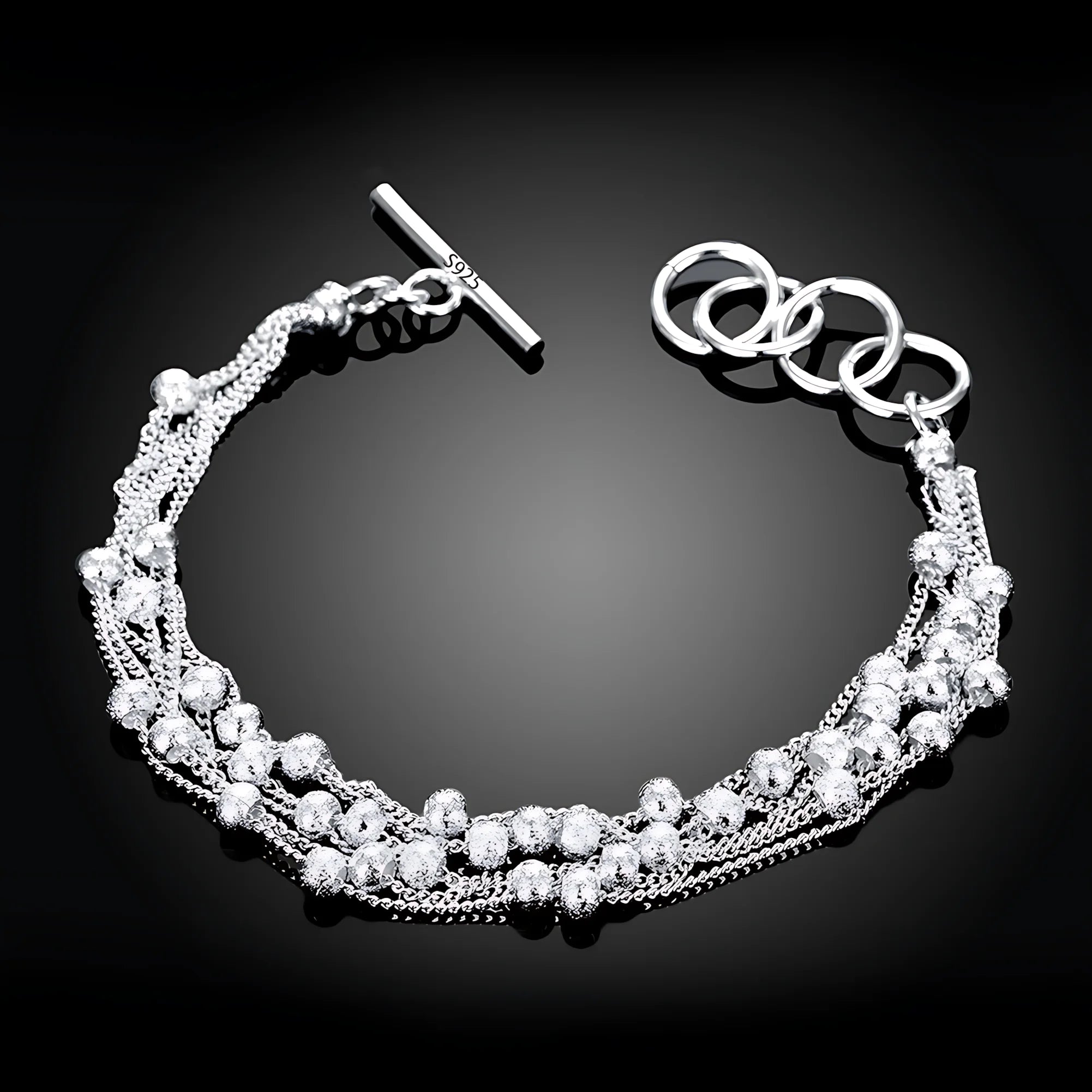 925 Sterling Silver Adjustable Cuff Bracelets Selection