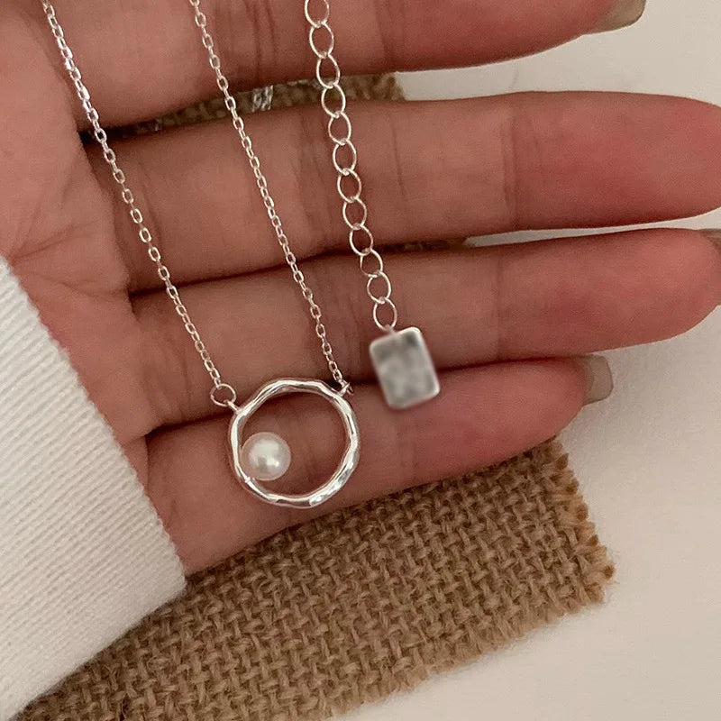 Refined & Elegant 925 Sterling Silver Pearl Pendant Necklaces - Choose Yours