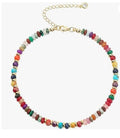 Natural Stone Handmade Beaded Anklet Summer Bracelet