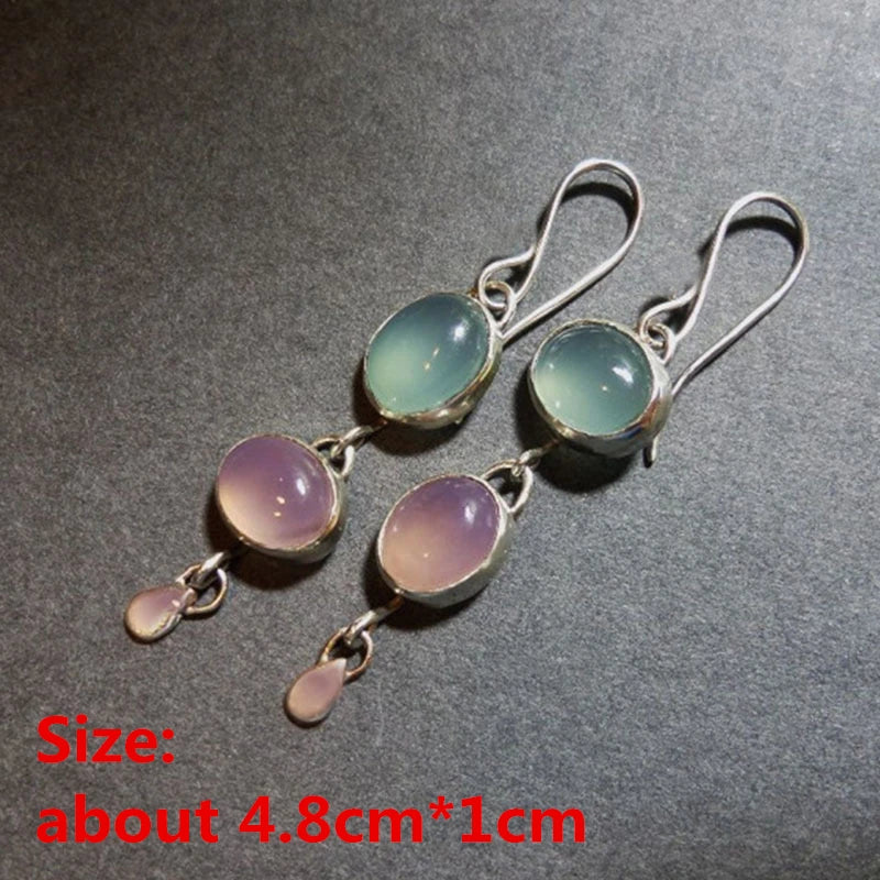 Unique Collection of Zinc Alloy Resin Dangle Earrings - Geometric Asymmetric Boho Trendy