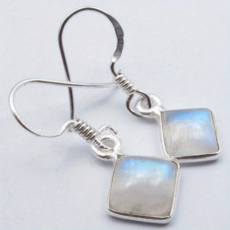 Copper Waterdrop Moonstone Pendant Earrings Selection