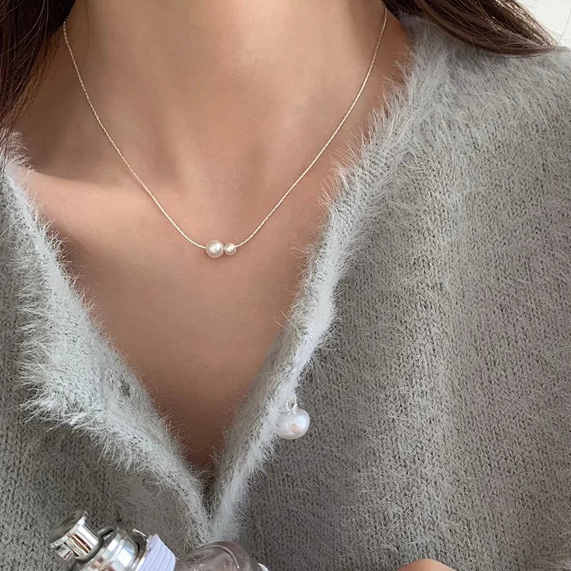 Refined & Elegant 925 Sterling Silver Pearl Pendant Necklaces - Choose Yours