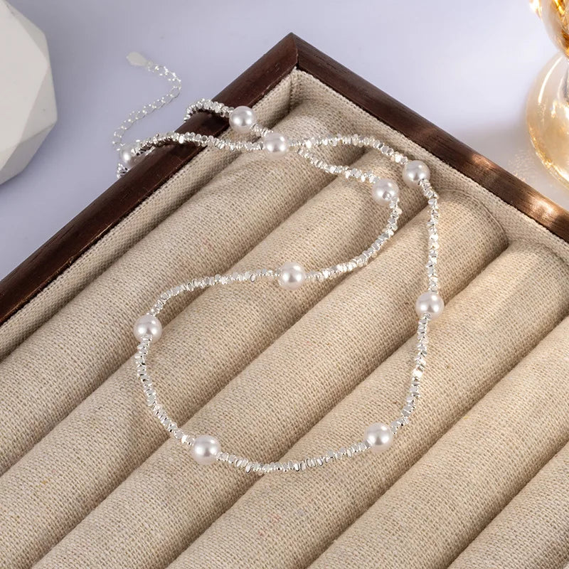 Refined & Elegant 925 Sterling Silver Pearl Pendant Necklaces - Choose Yours