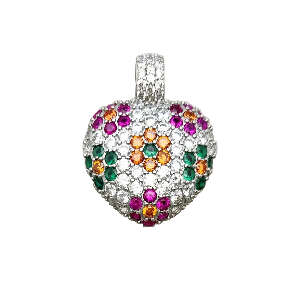 Heart & Snake Pendants Selection in 925 Sterling Silver with Zircon Stones