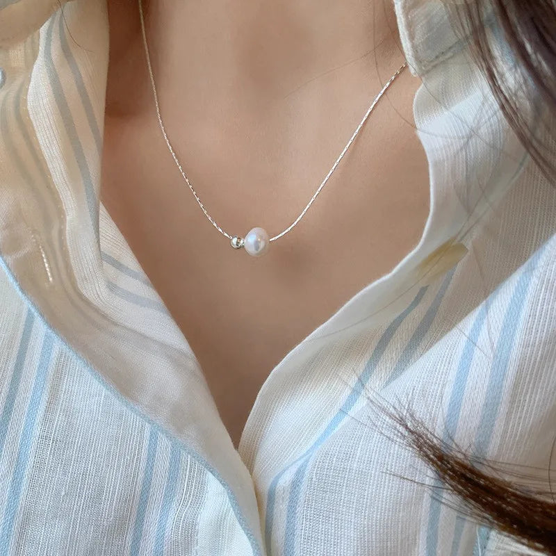Refined & Elegant 925 Sterling Silver Pearl Pendant Necklaces - Choose Yours