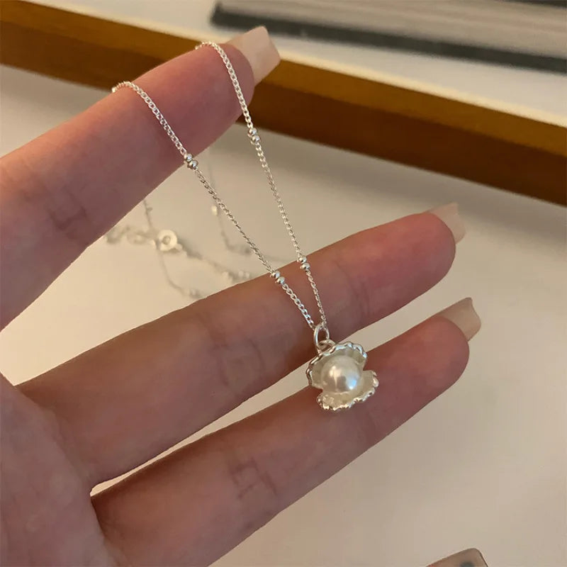 Refined & Elegant 925 Sterling Silver Pearl Pendant Necklaces - Choose Yours