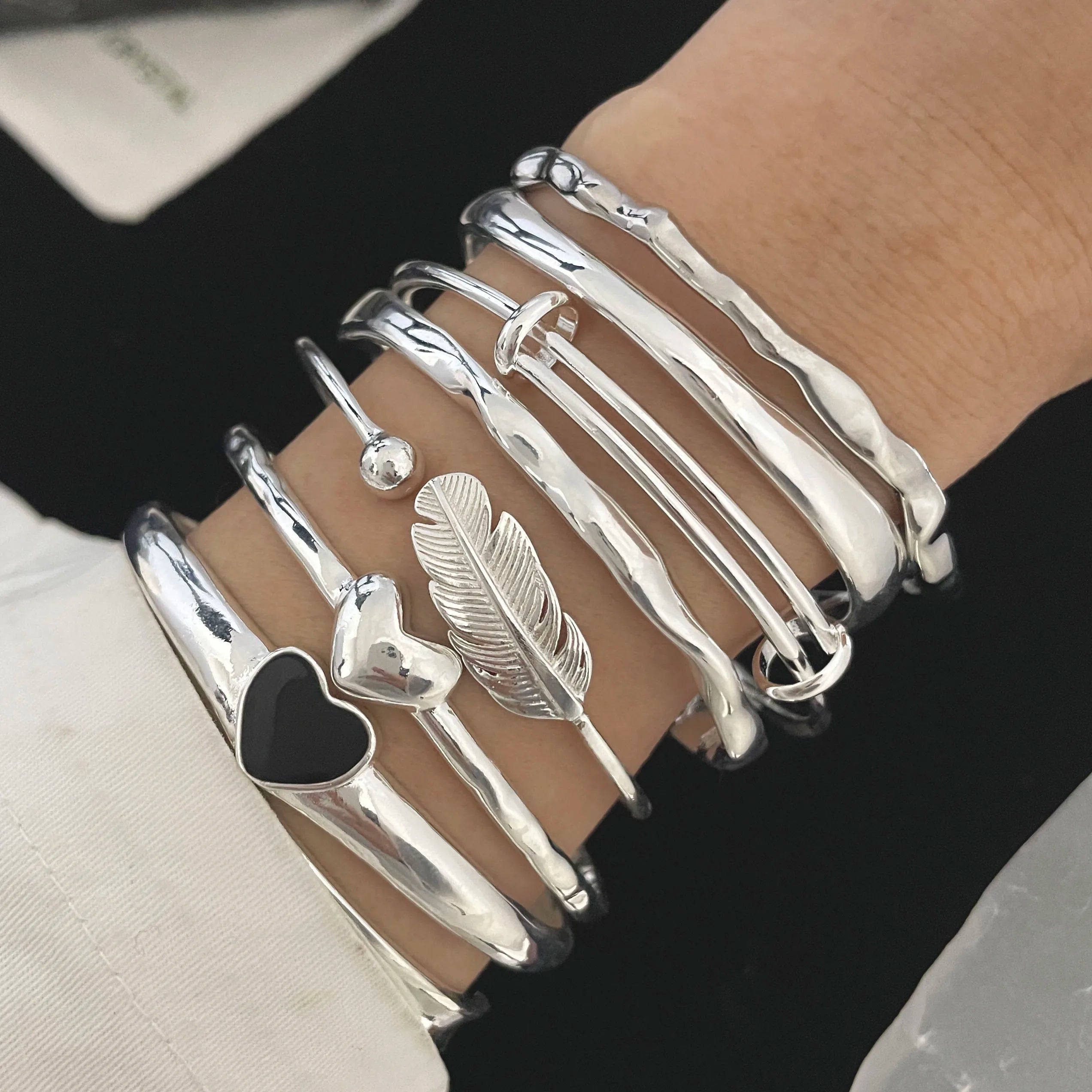 925 Sterling Silver Bracelets Selection