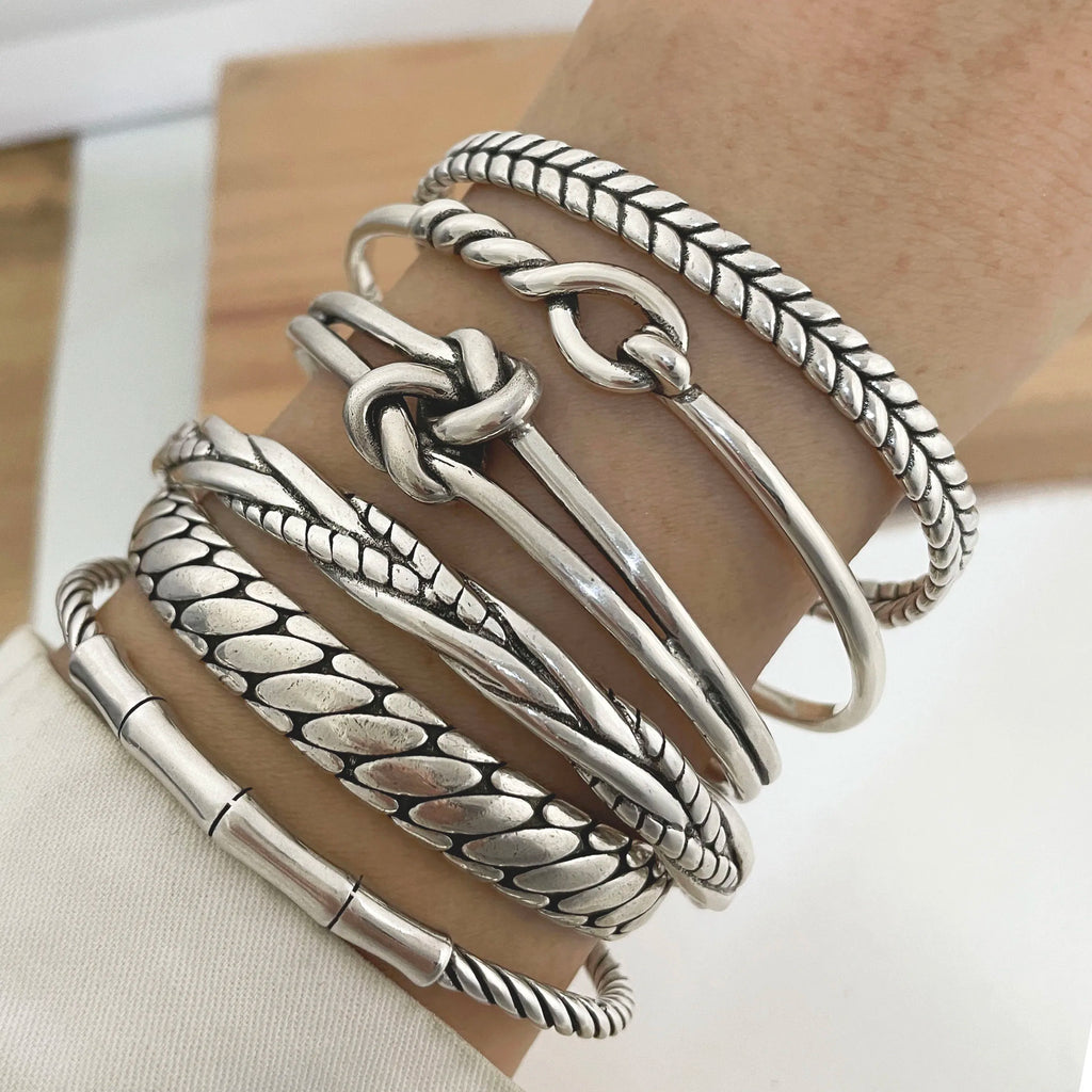 925 Sterling Silver Bracelets Selection