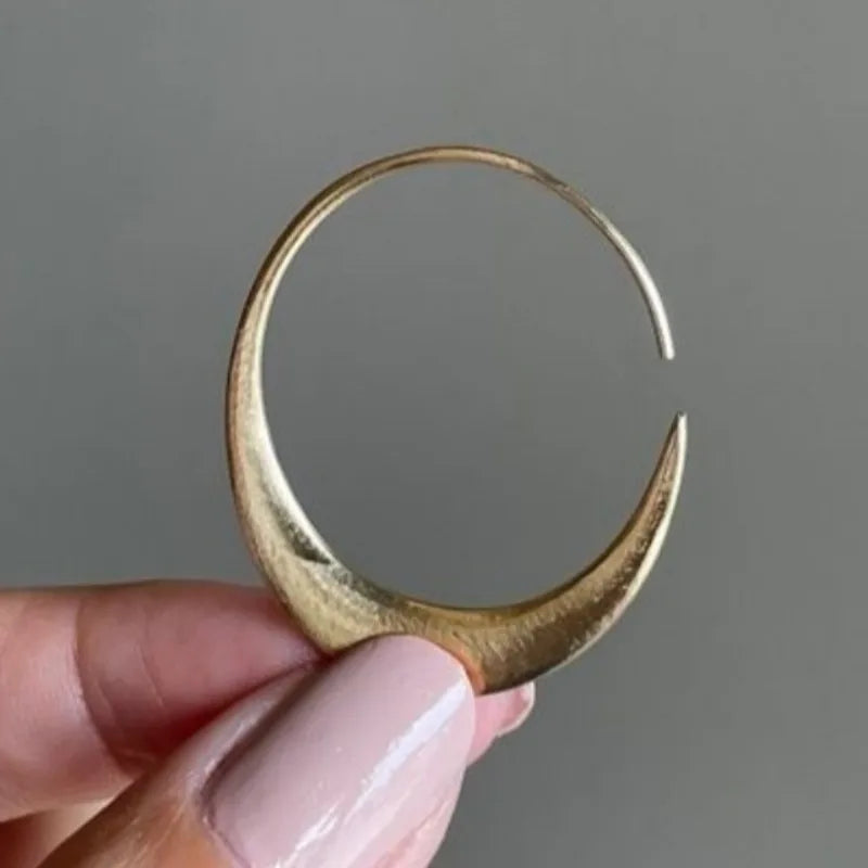 18K Gold Plated Cooper Hoop Earrings