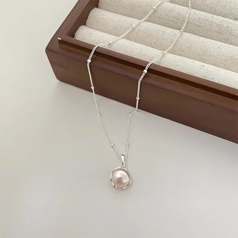 Refined & Elegant 925 Sterling Silver Pearl Pendant Necklaces - Choose Yours