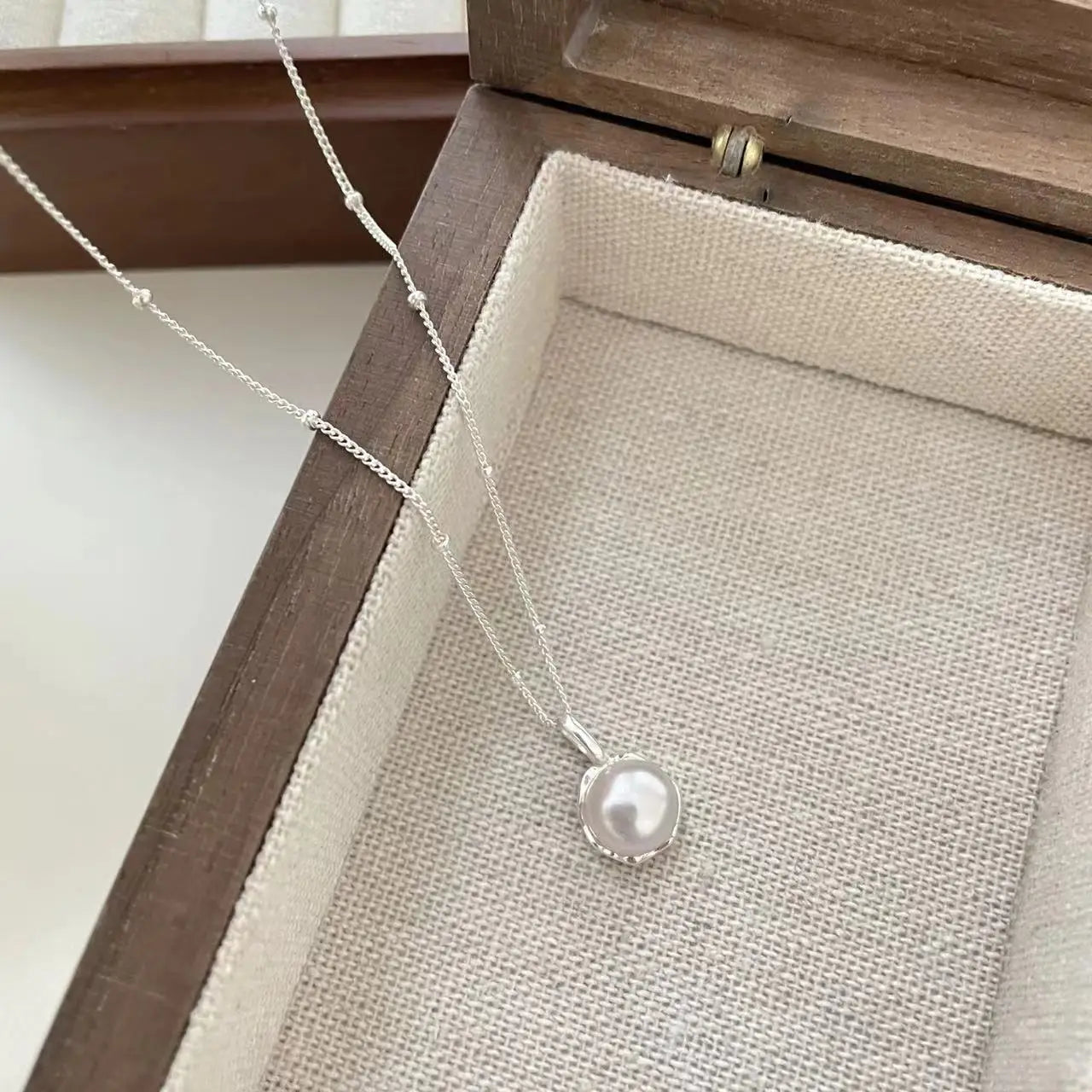 Refined & Elegant 925 Sterling Silver Pearl Pendant Necklaces - Choose Yours