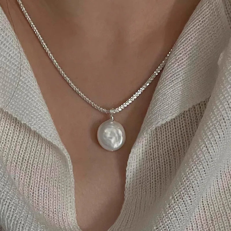 Refined & Elegant 925 Sterling Silver Pearl Pendant Necklaces - Choose Yours