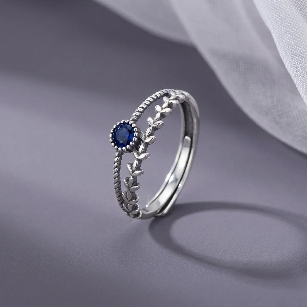Selection of 925 Silver Delicate Adjustable Rings