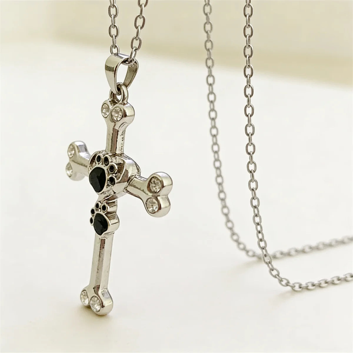 Collection of Dog Pendant Necklaces VARIOUS BREEDS Made with Zinc Alloy & CZ Diamonds