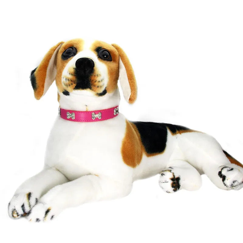 Bone Leather Durable Pet Dog Collar